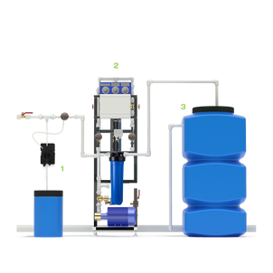 Система обратного осмоса для обессоливания воды